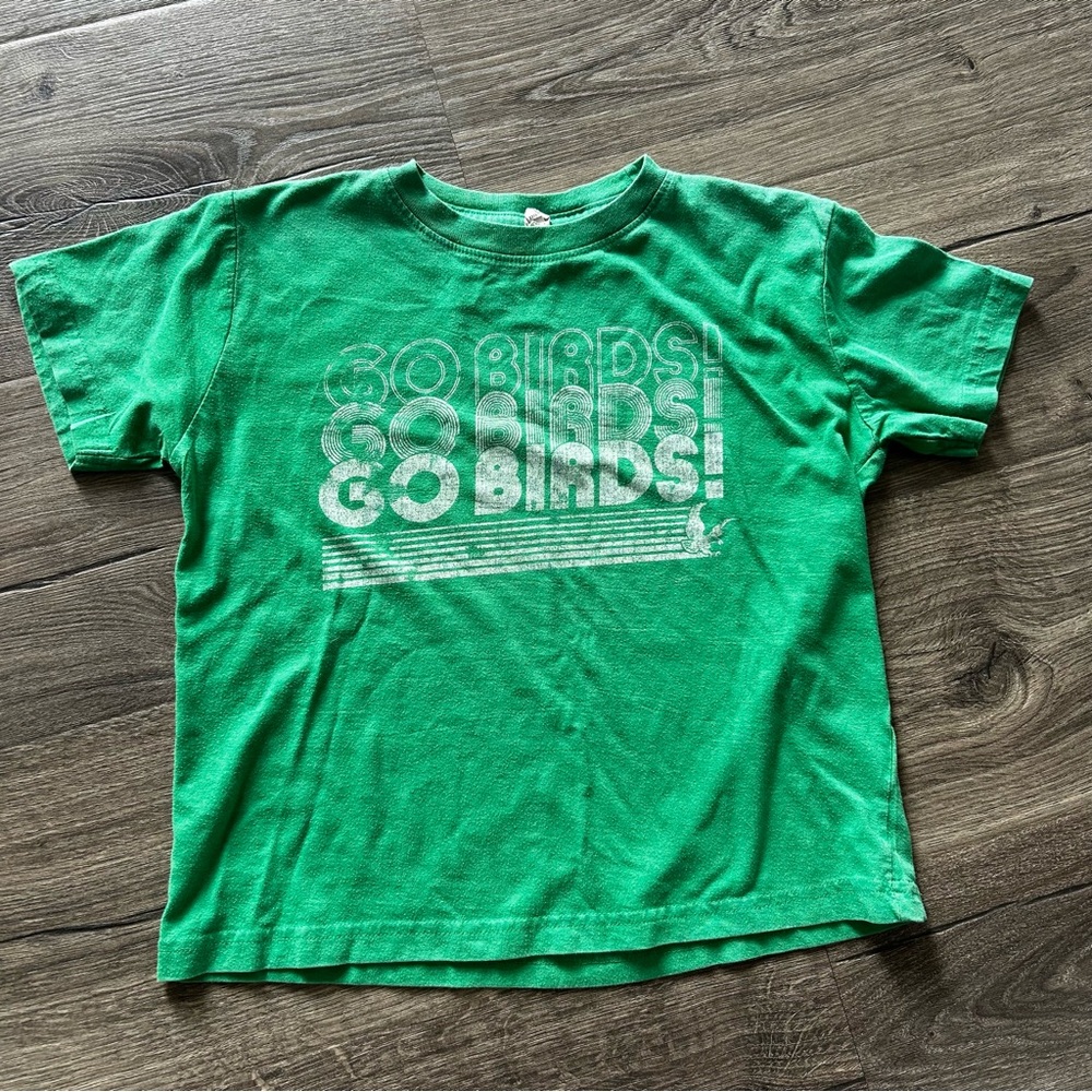 Kids Green Eagles Graphic T-Shirt
